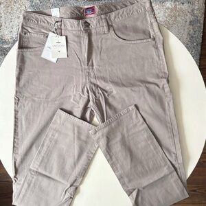 UNTUCKit Men’s Straight Fit Pima Cotton Renzo 5 Pocket Pant Taupe 36x35 New Tall